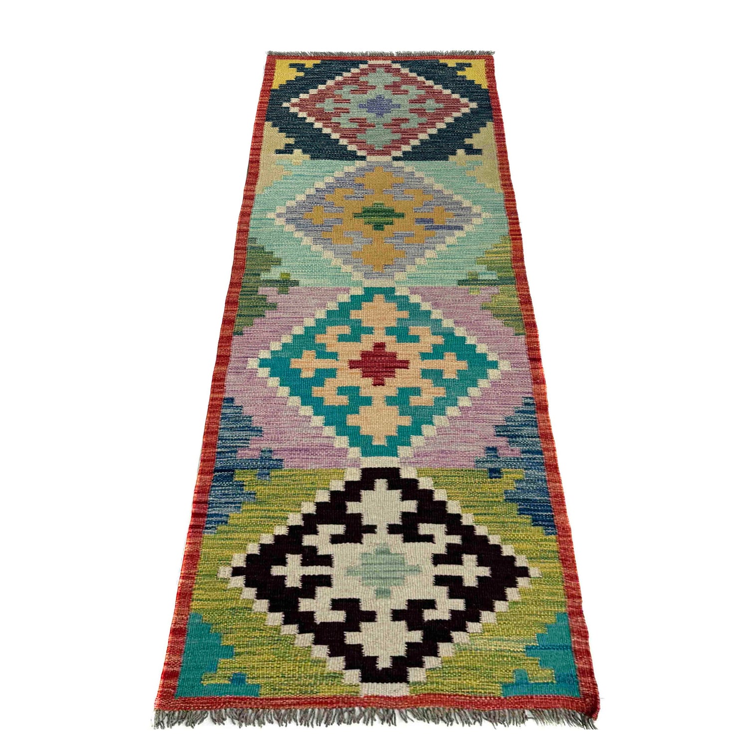 Vegetable Kilim Runner 2' 0" x 6' 8" (ft)- No. Y40003
