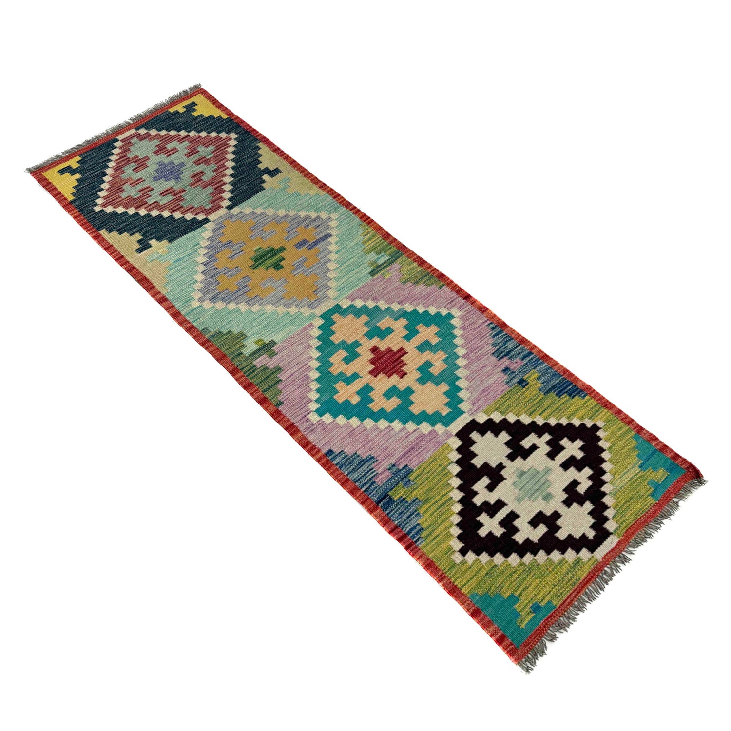 Vegetable Kilim Runner 2' 0" x 6' 8" (ft)- No. Y40003