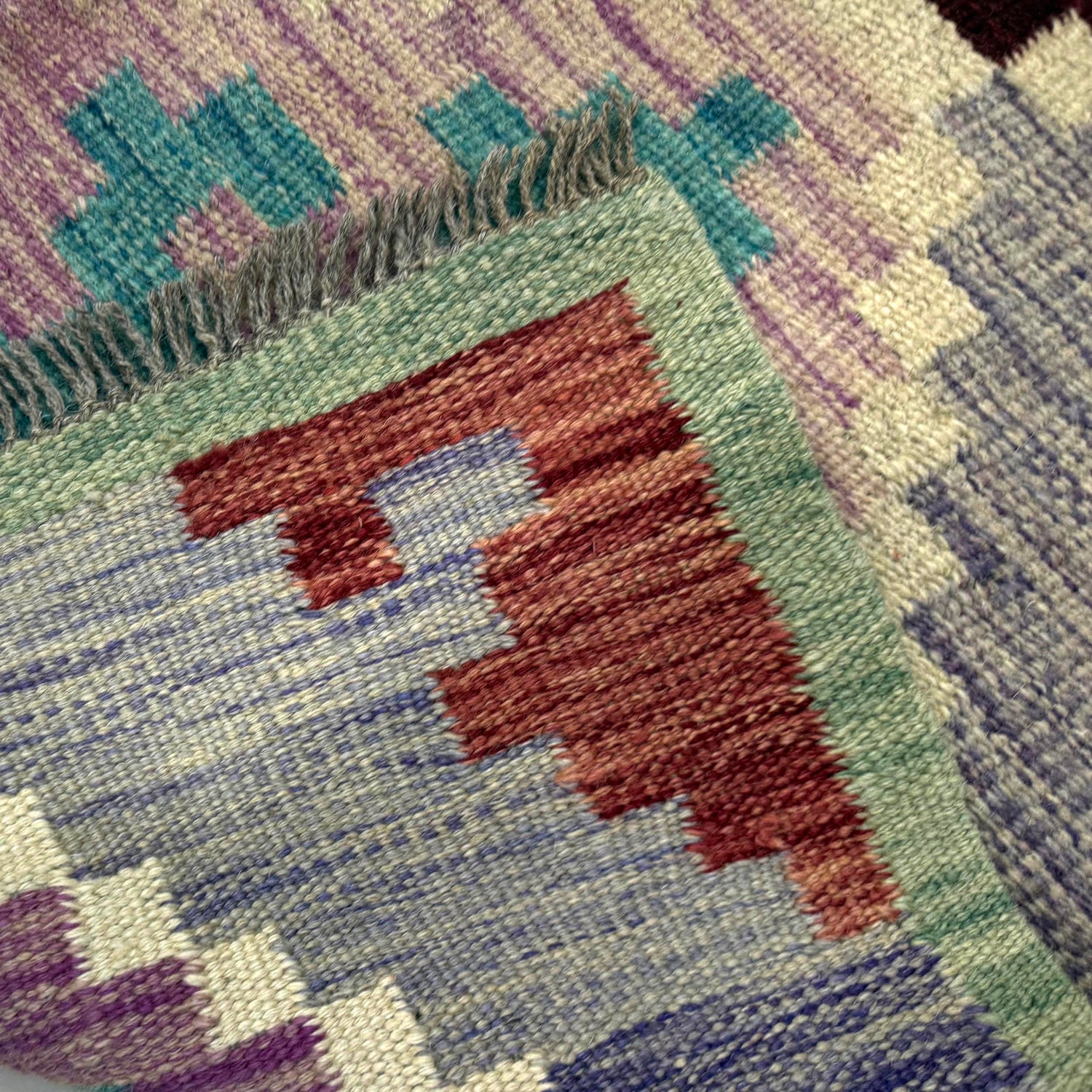 Vegetable Kilim Runner 2' 1" x 6' 9" (ft)- No. Y40004