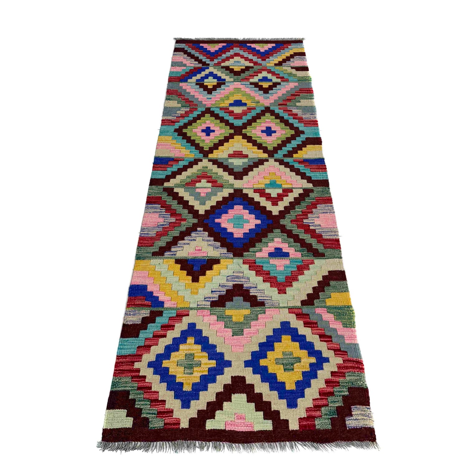 Vegetable Kilim Runner 2' 3" x 6' 9" (ft)- No. Y40005