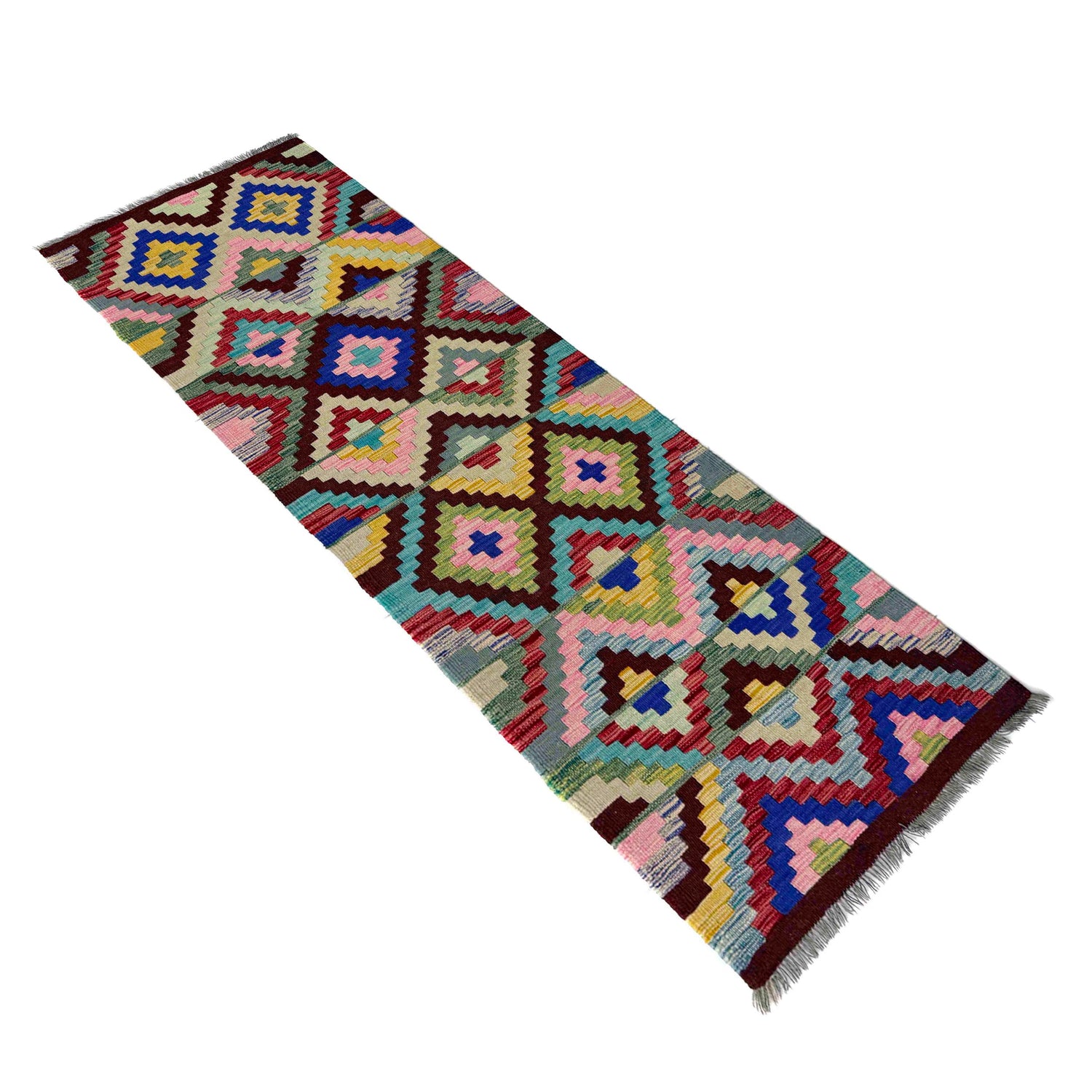 Vegetable Kilim Runner 2' 3" x 6' 9" (ft)- No. Y40005