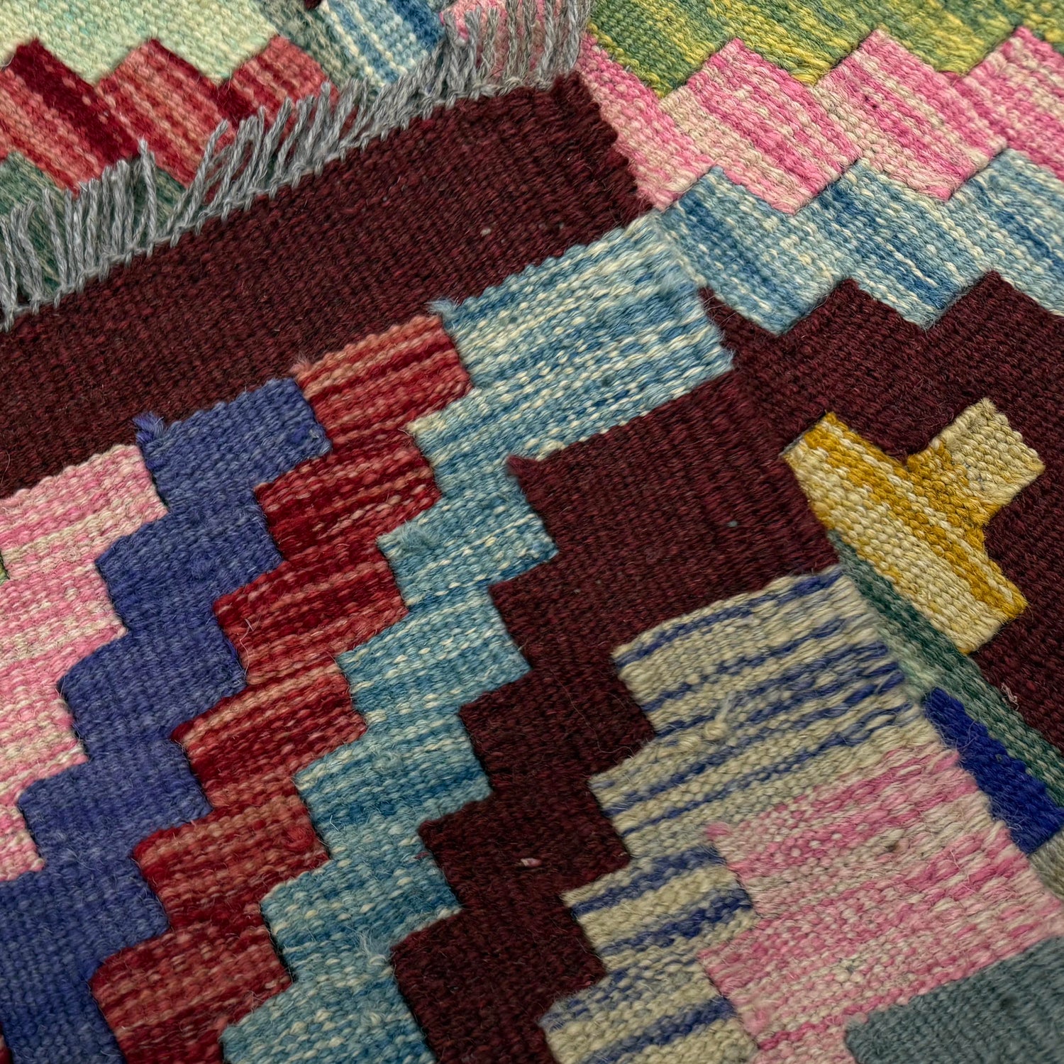 Vegetable Kilim Runner 2' 3" x 6' 9" (ft)- No. Y40005