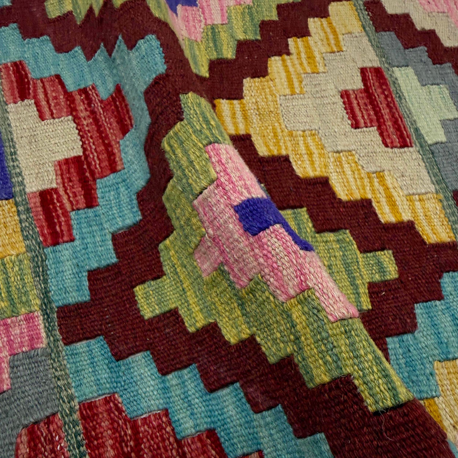 Vegetable Kilim Runner 2' 3" x 6' 9" (ft)- No. Y40005