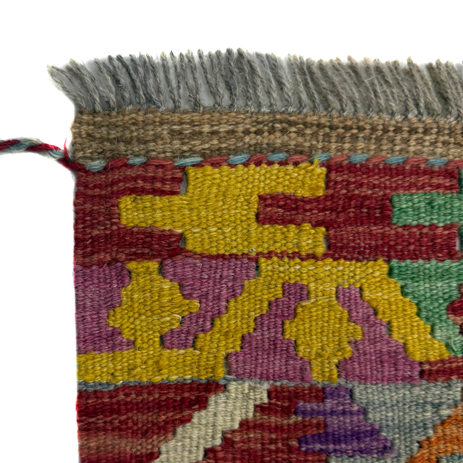 Vegetable Kelim Runner 2' 1" x 6' 4" (ft)- No. Y40006