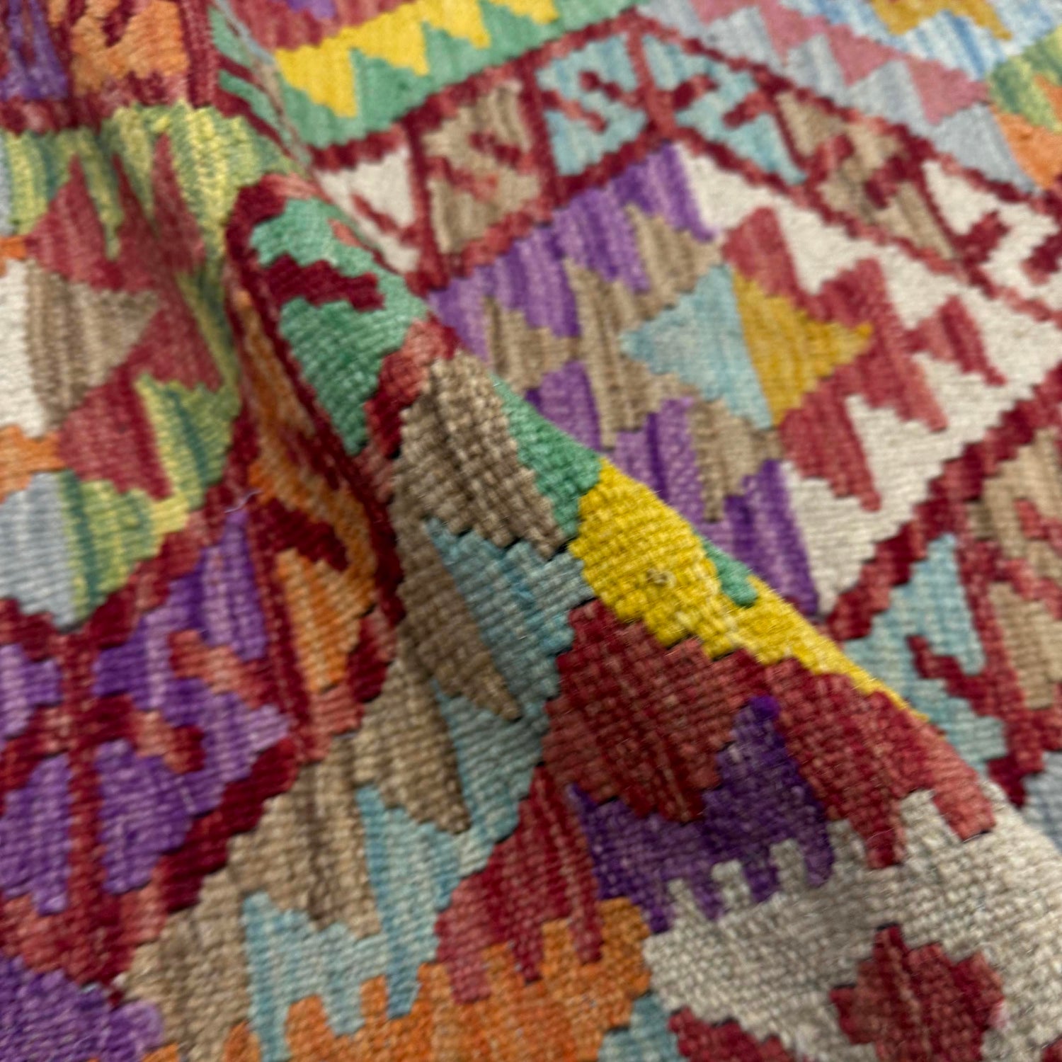 Vegetable Kelim Runner 2' 1" x 6' 4" (ft)- No. Y40006