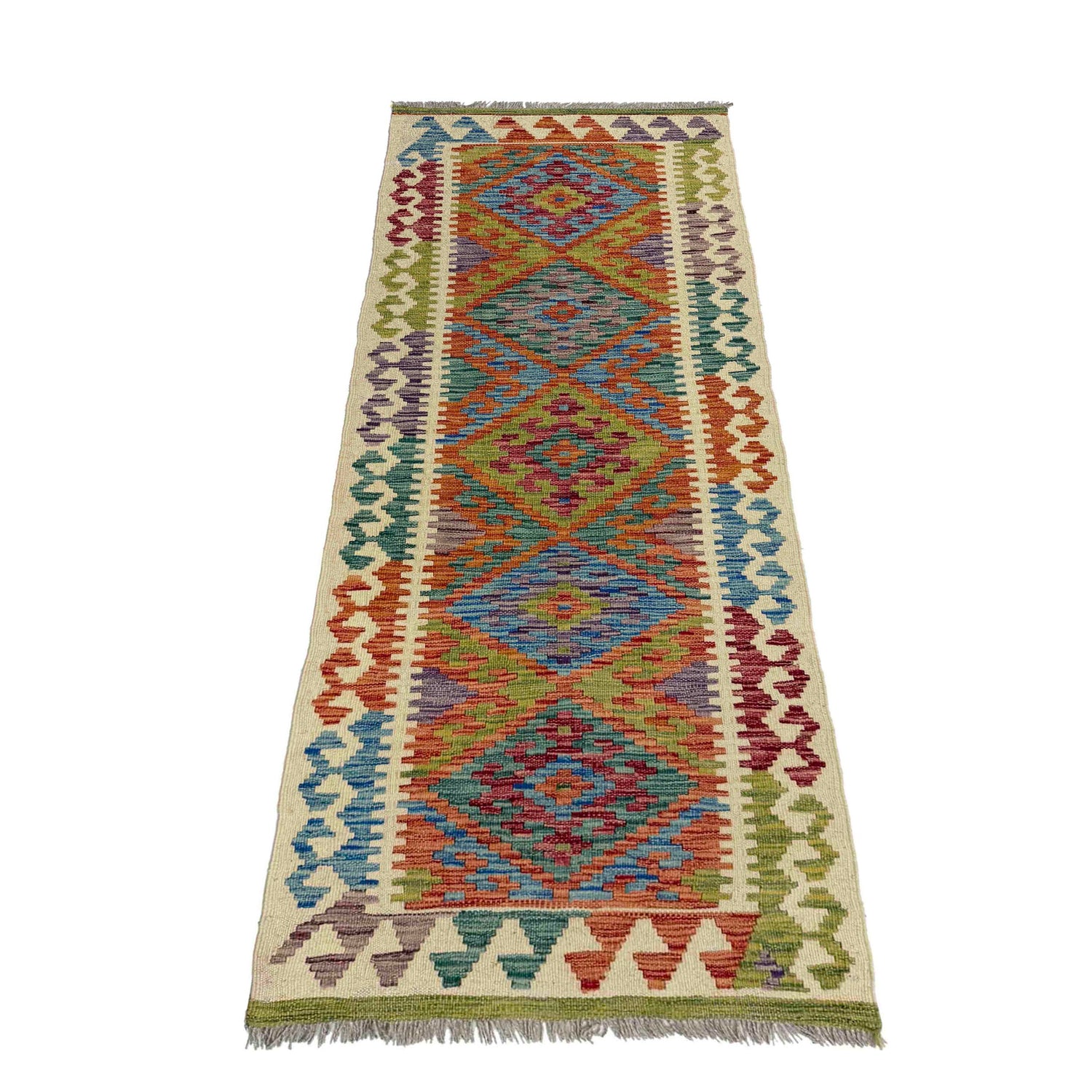 Vegetable Kilim Runner 2' 2" x 6' 6" (ft)- No. Y40008