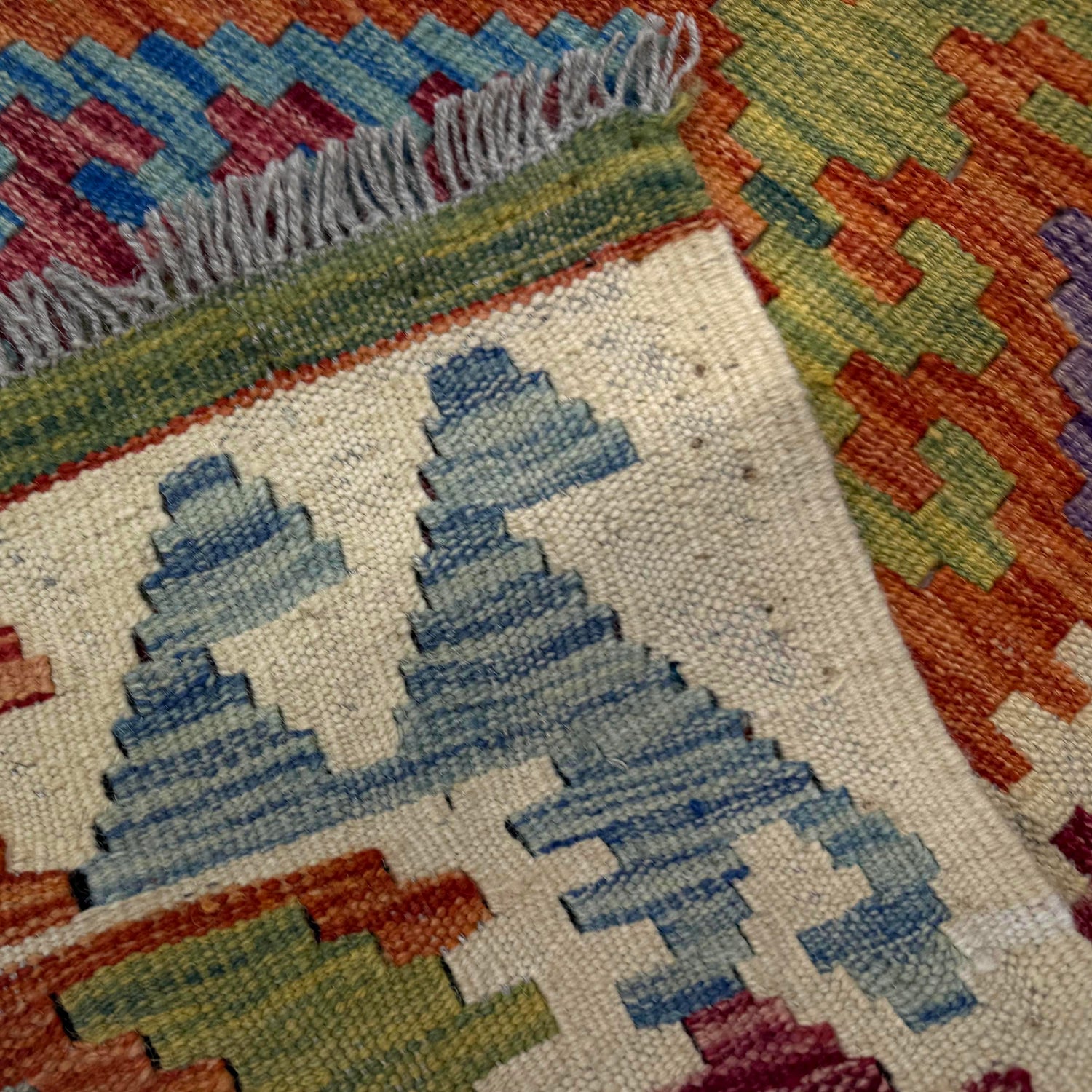 Vegetable Kilim Runner 2' 2" x 6' 6" (ft)- No. Y40008