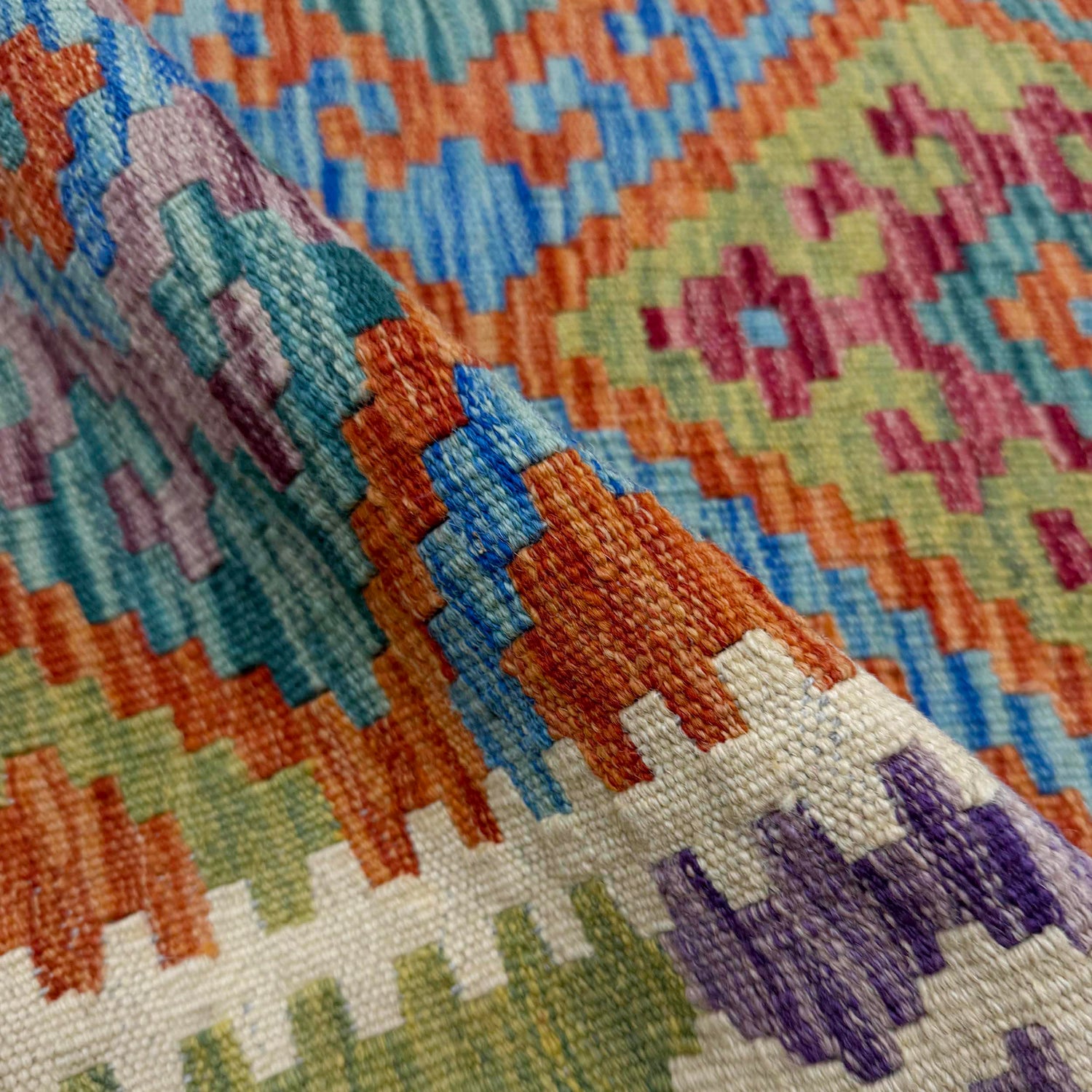 Vegetable Kilim Runner 2' 2" x 6' 6" (ft)- No. Y40008