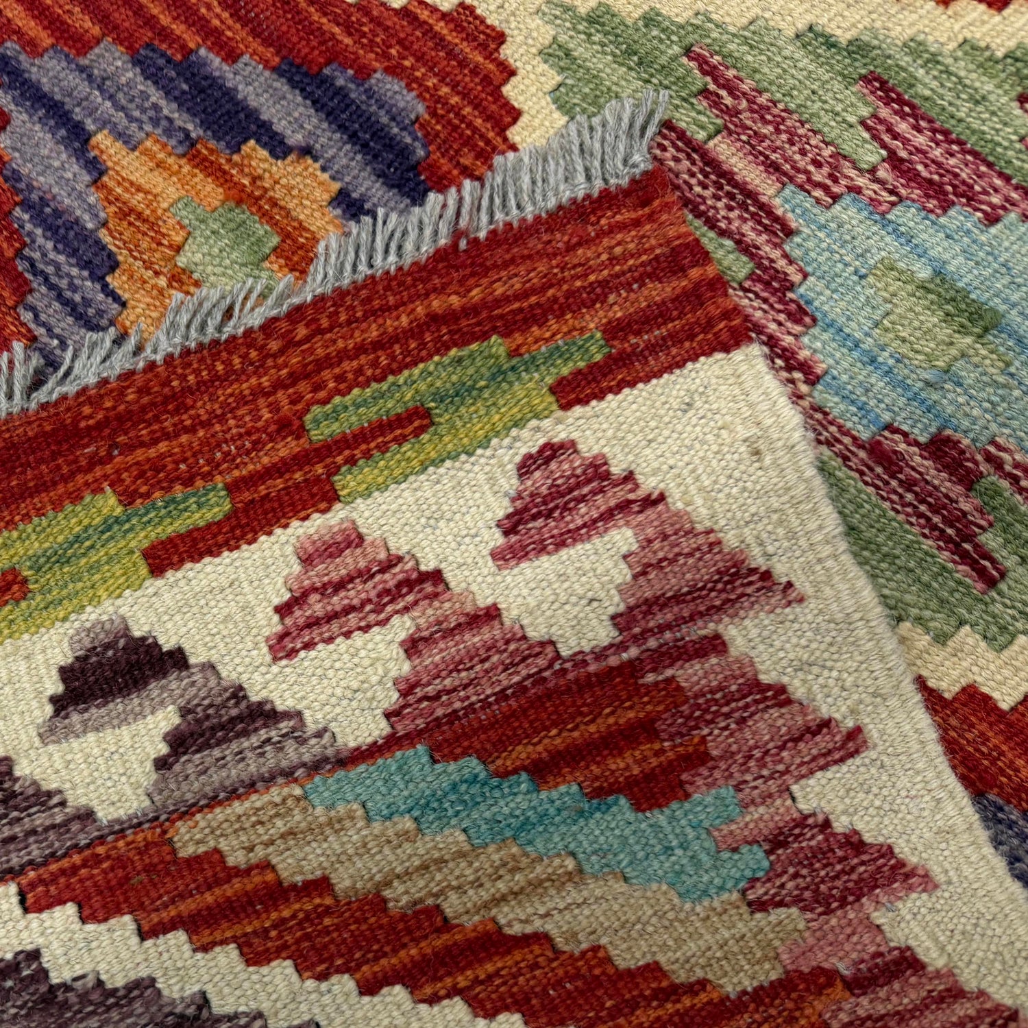Vegetable Kelim Runner 2' 9" x 6' 4" (ft)- No. Y40009