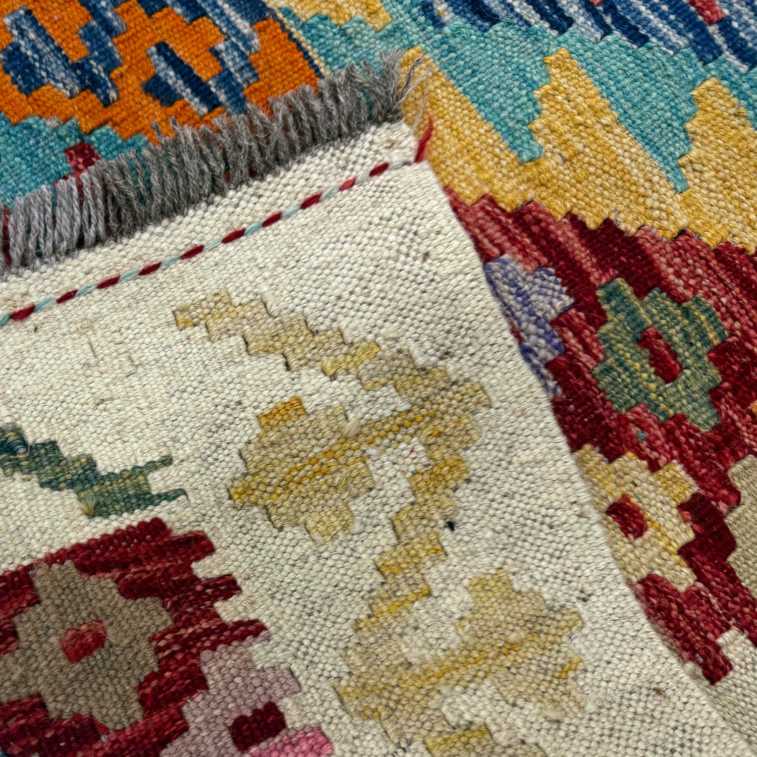 Vegetable Kilim Runner 2' 6" x 6' 11" (ft)- No. Y40010
