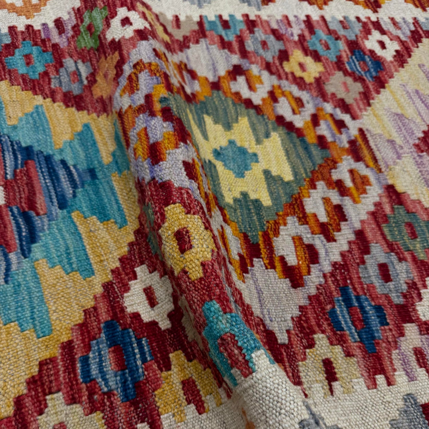 Vegetable Kilim Runner 2' 6" x 6' 11" (ft)- No. Y40010