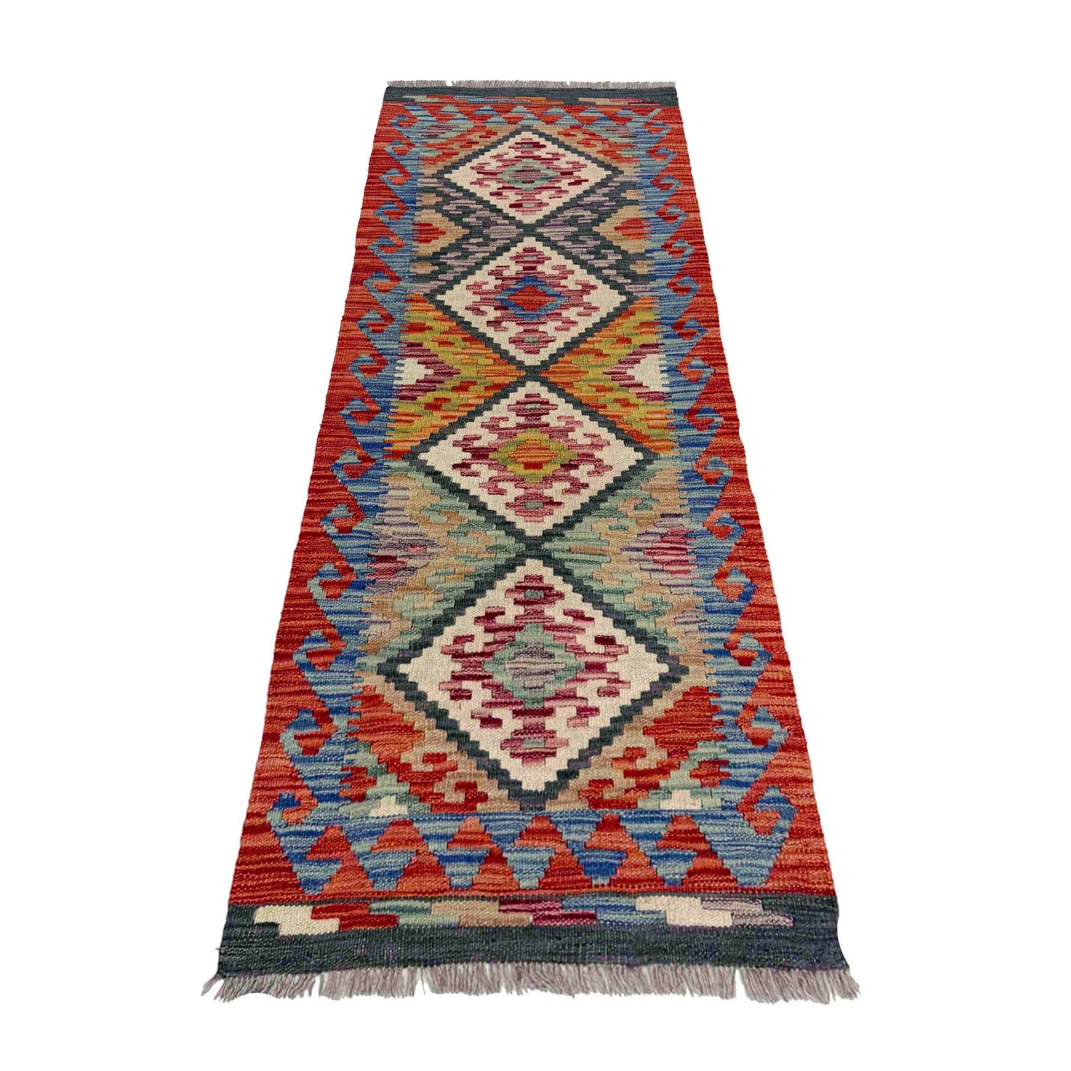 Vegetable Kelim Runner 1' 10" x 4' 10" (ft)- No. Y40011
