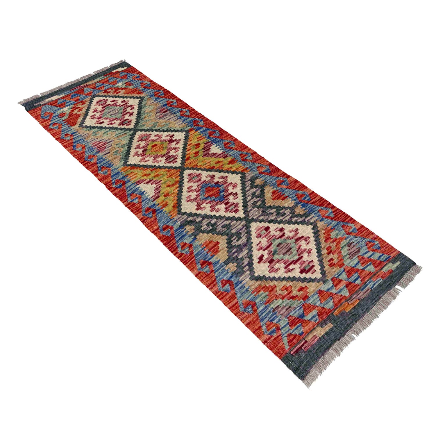 Vegetable Kelim Runner 1' 10" x 4' 10" (ft)- No. Y40011