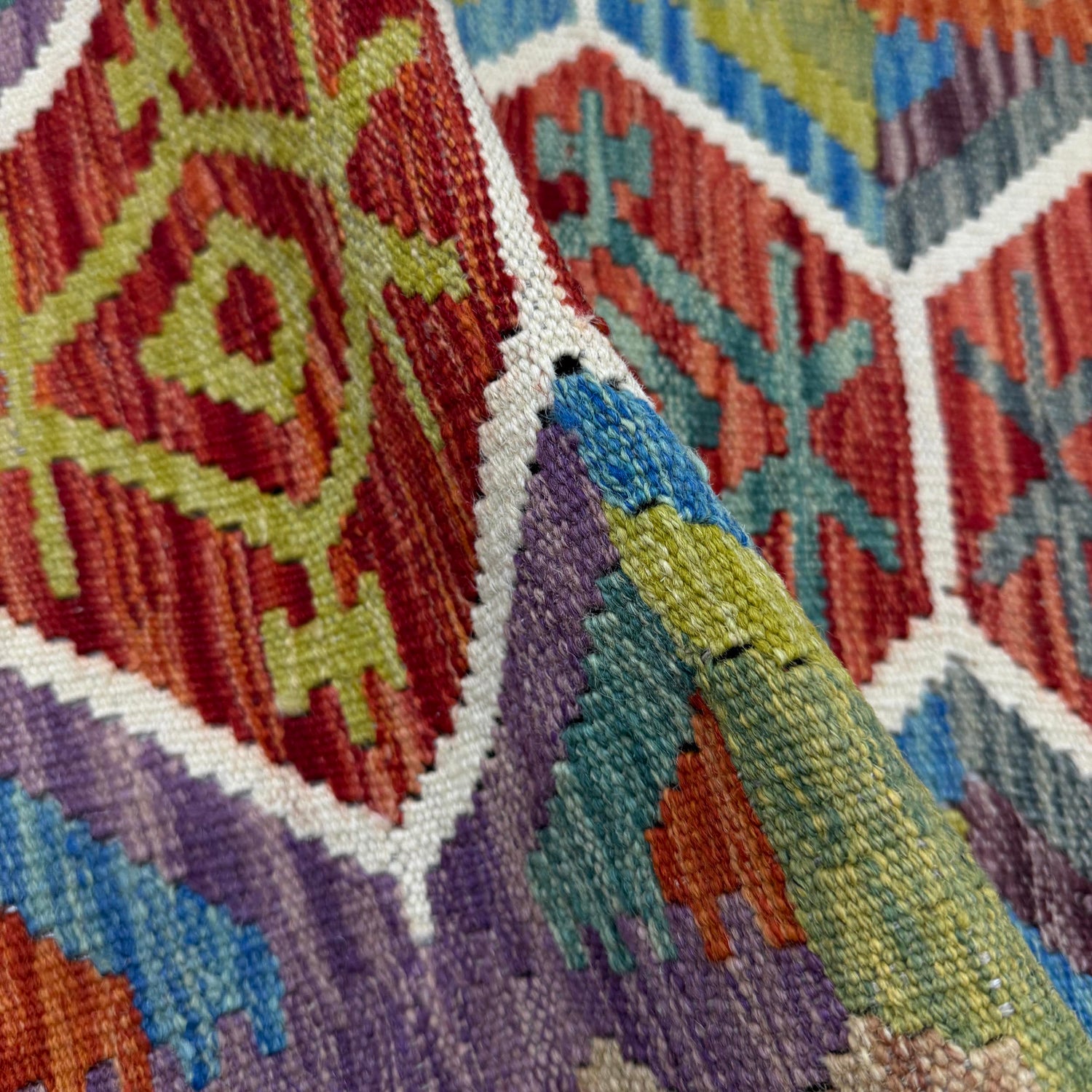 Vegetable Kilim Runner 1' 7" x 4' 8" (ft)- No. Y40018