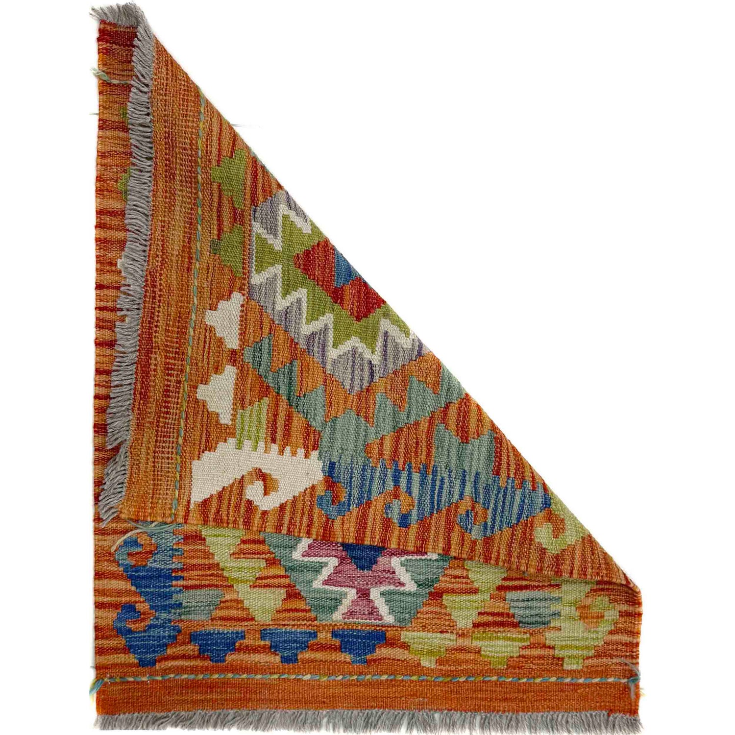 Handmade Vegetable Kelim 1' 11" x 2' 4" (ft) - No. Y40027