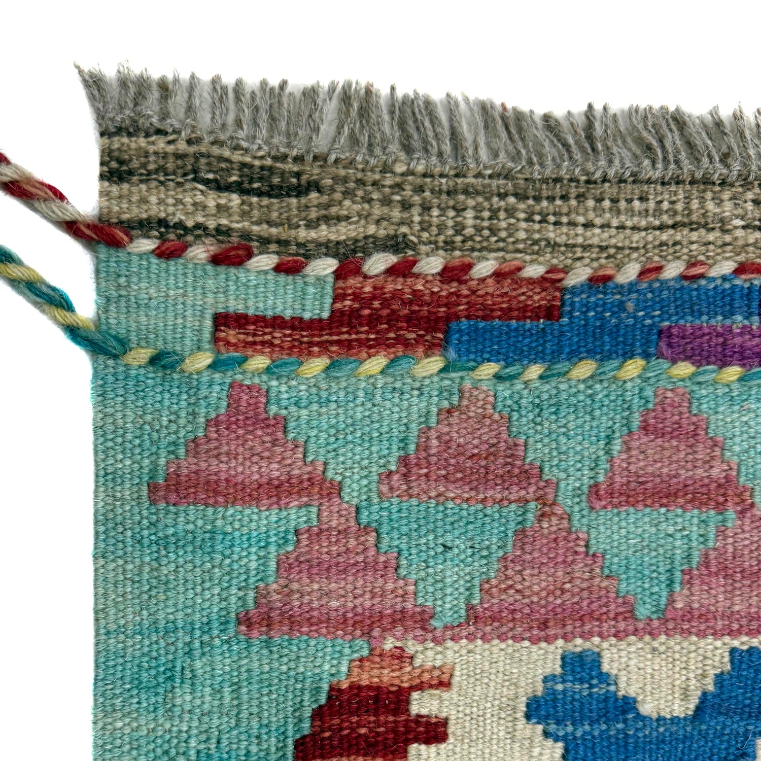Handmade Vegetable Kilim 3' 4" x 5' 3" (ft) - No. Y40032