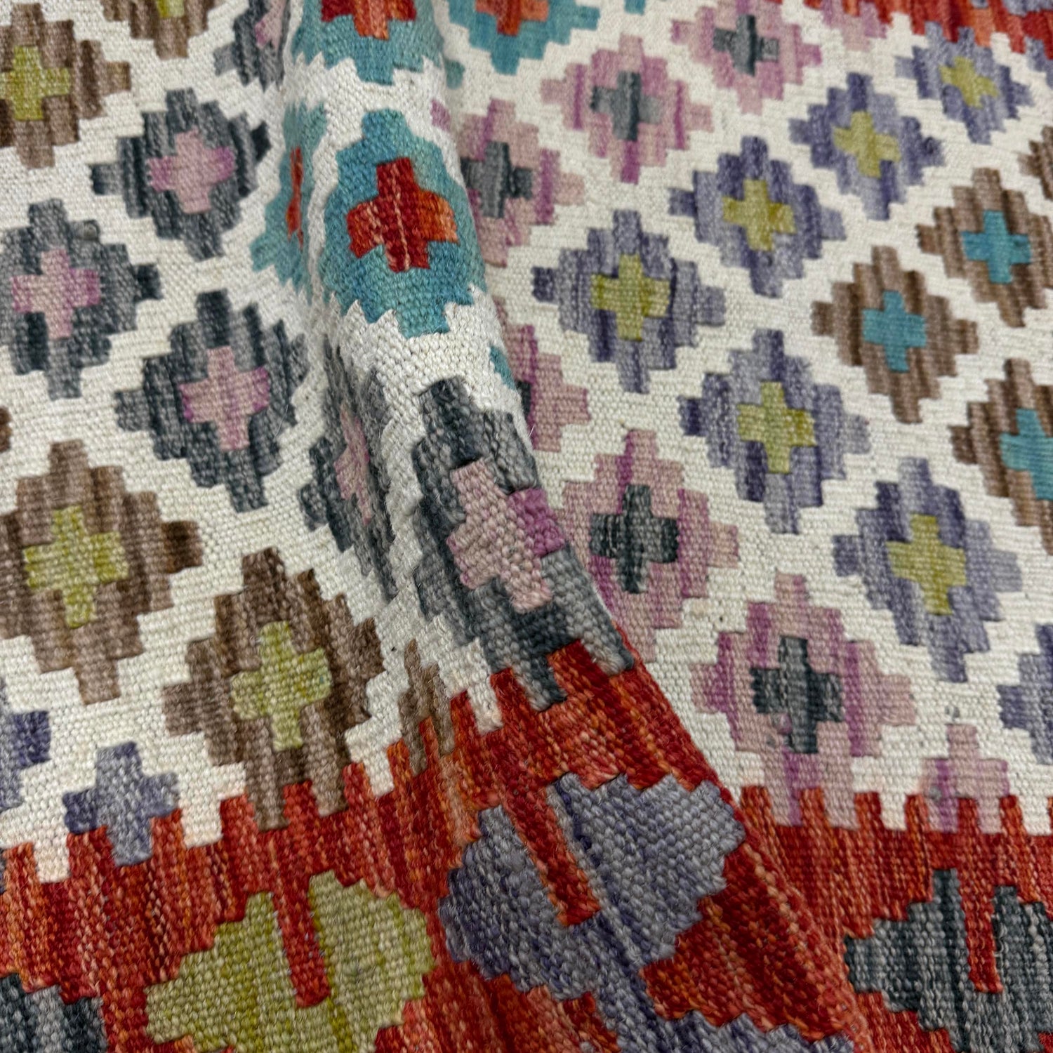 Handmade Vegetable Kilim 2' 7" x 4' 1" (ft) - No. Y40036