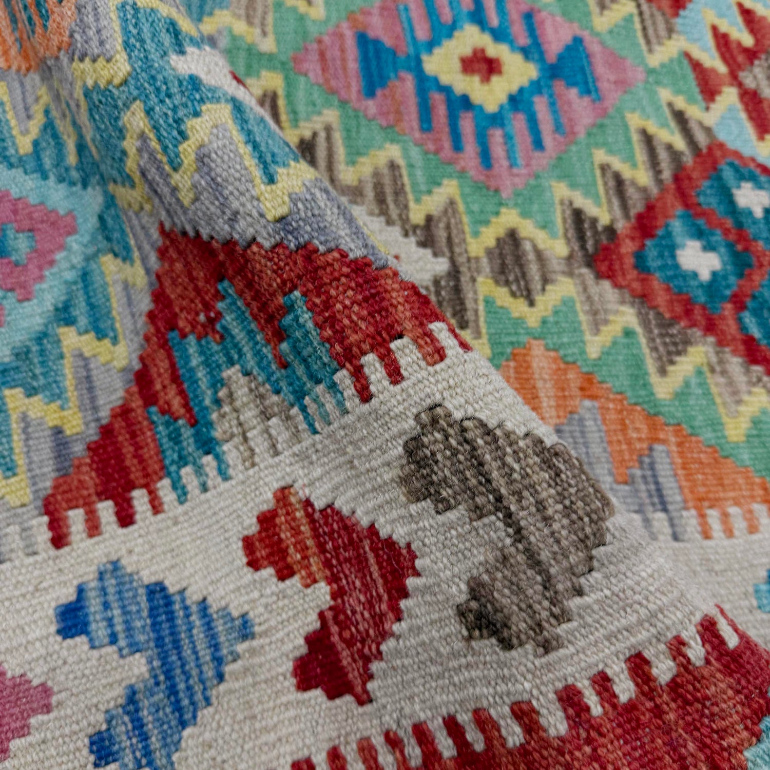 Handmade Vegetable Kilim 3' 3" x 5' 1" (ft) - No. Y40037