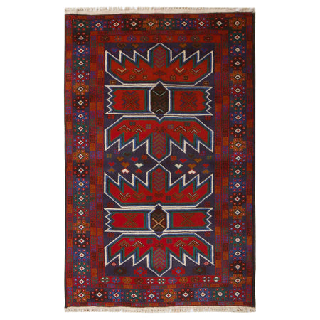 Baluchi Rug 2' 6 x 4' 3 (ft) - No. 10460