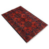 Red Khal Mohammadi Rug 2' 5 x 4' 0 (ft) - No. 10924