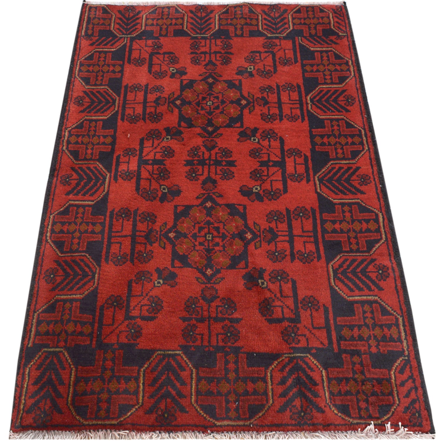 Handmade Khal Mohammadi Rug 2' 6 x 3' 9 (ft) - No. 10980