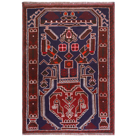 Baluchi Rug 2' 8 x 4' 7 (ft) - No. 11005