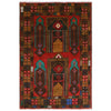 Baluchi Rug 2' 7 x 4' 1 (ft) - No. 11264