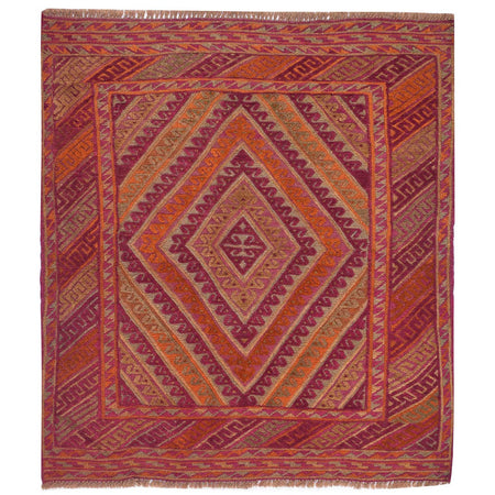 Small Square Rug 3' 5 x 3' 8 (ft) - No. 3267