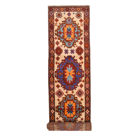 Traditional Baloch Runner 2' 6 x 12' 6 (ft) - No. 7359