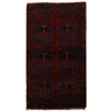 Tribal Baloch Rug 2' 6 x 4' 4 (ft) - No. B16039