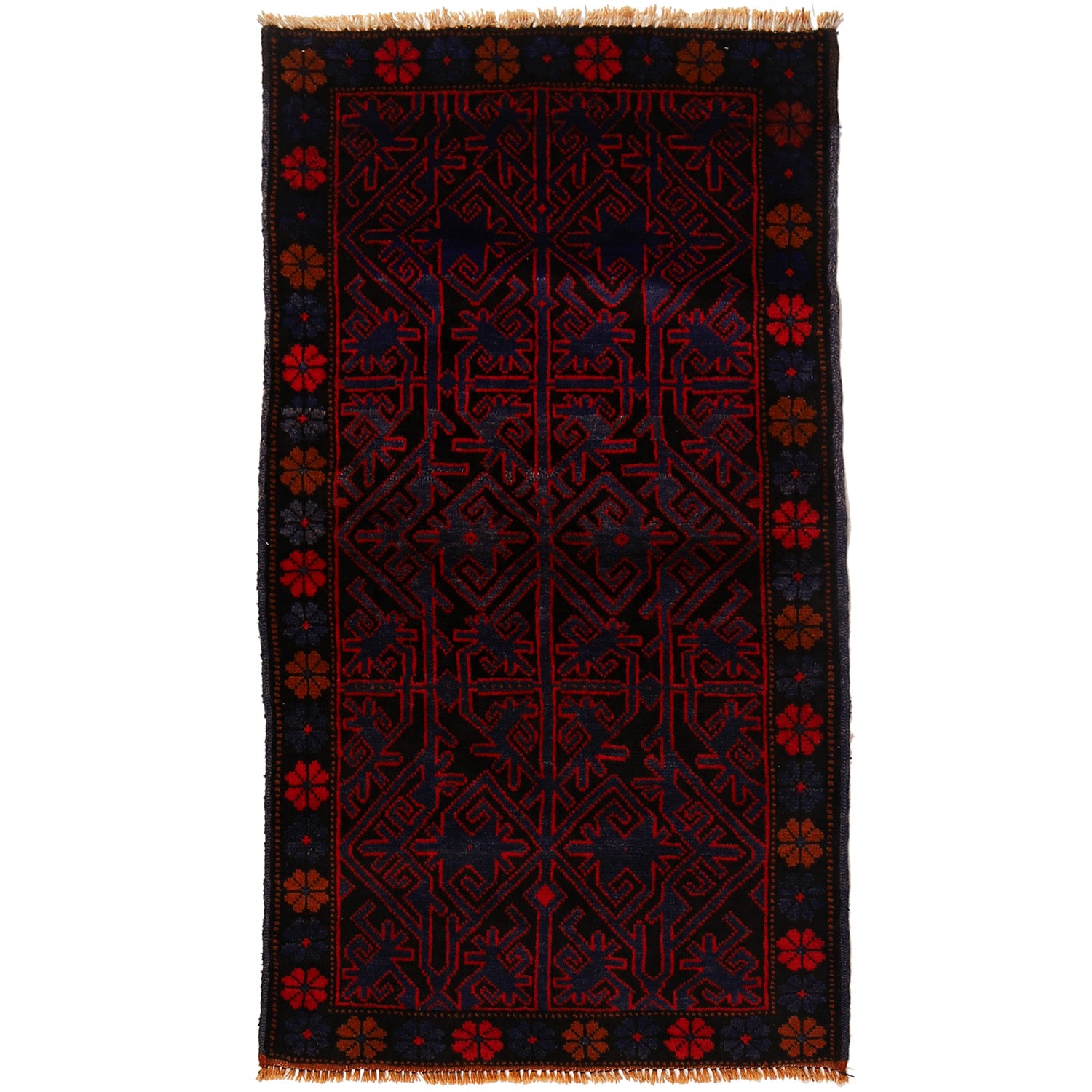 Traditional Baloch Rug 2' 6 x 4' 6 (ft) - No. B16148