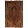 Hand Knotted Overdyed Rug 2' 9 x 4' 3 (ft) - No. B16249