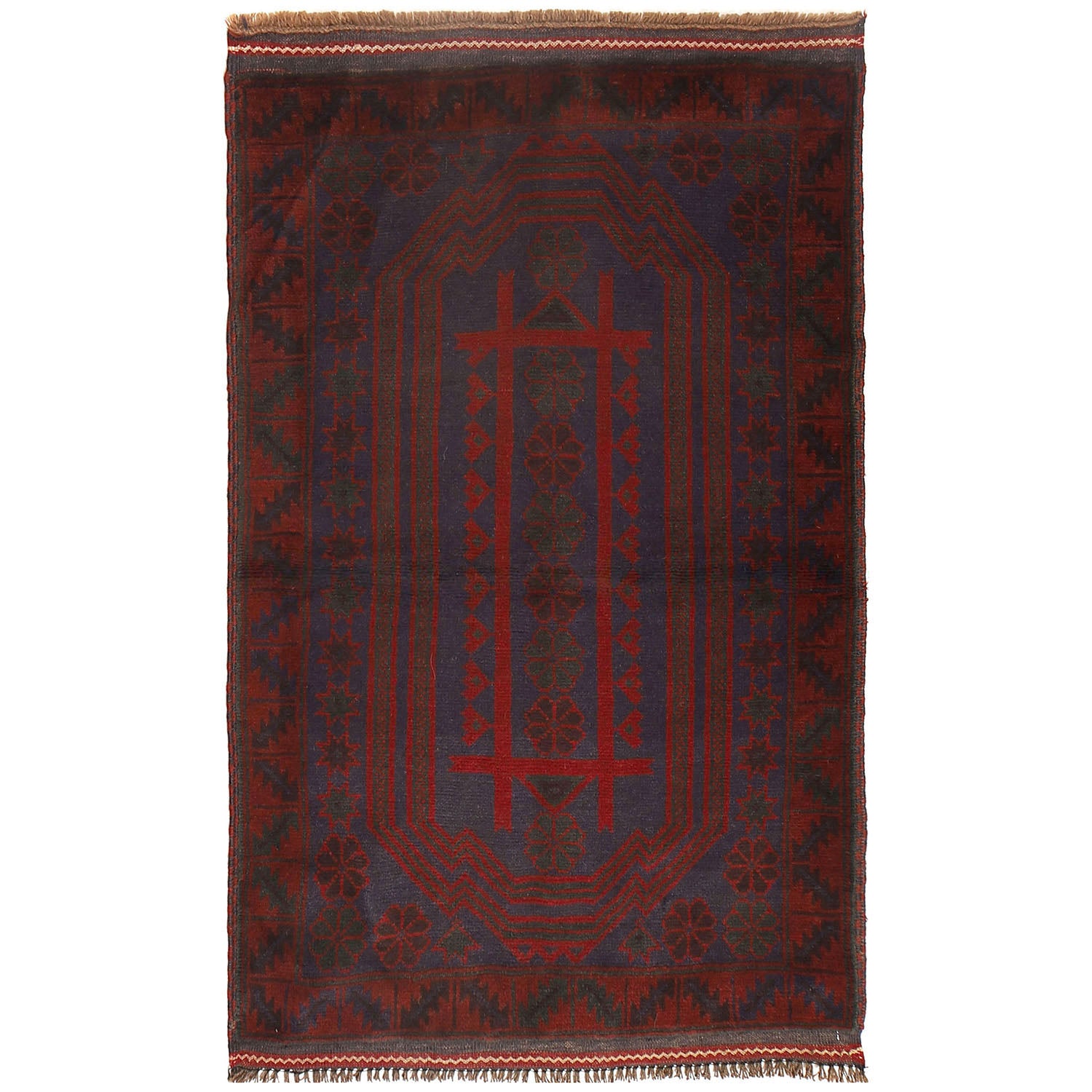Baluchi Small Size Rug 2' 9 x 4' 6 (ft) - No. B16269