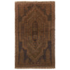 Hand Knotted Overdyed Rug 2' 5 x 4' 4 (ft) - No. B16297