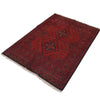 Red Khal Mohammadi Rug 3' 3 x 4' 8 (ft) - No. b19116