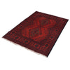 Maroon Khal Mohammadi Rug 3' 4 x 4' 7 (ft) - No. b19119