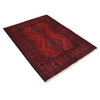 Maroon Khal Mohammadi Rug 3' 4 x 4' 7 (ft) - No. b19119