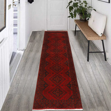 Handmade Khal Mohammadi Runner 2' 6 x 9' 6 (ft) - No. B19918