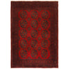 Red Color Khal Mohammadi Rug 3' 4 x 4' 8 (ft) - No. B19934