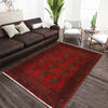 Red Color Khal Mohammadi Rug 3' 4 x 4' 8 (ft) - No. B19934