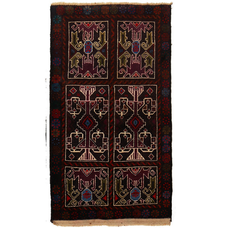 Handmade Baluchi Rug 2' 7 x 4' 7 (ft) - No. G16190