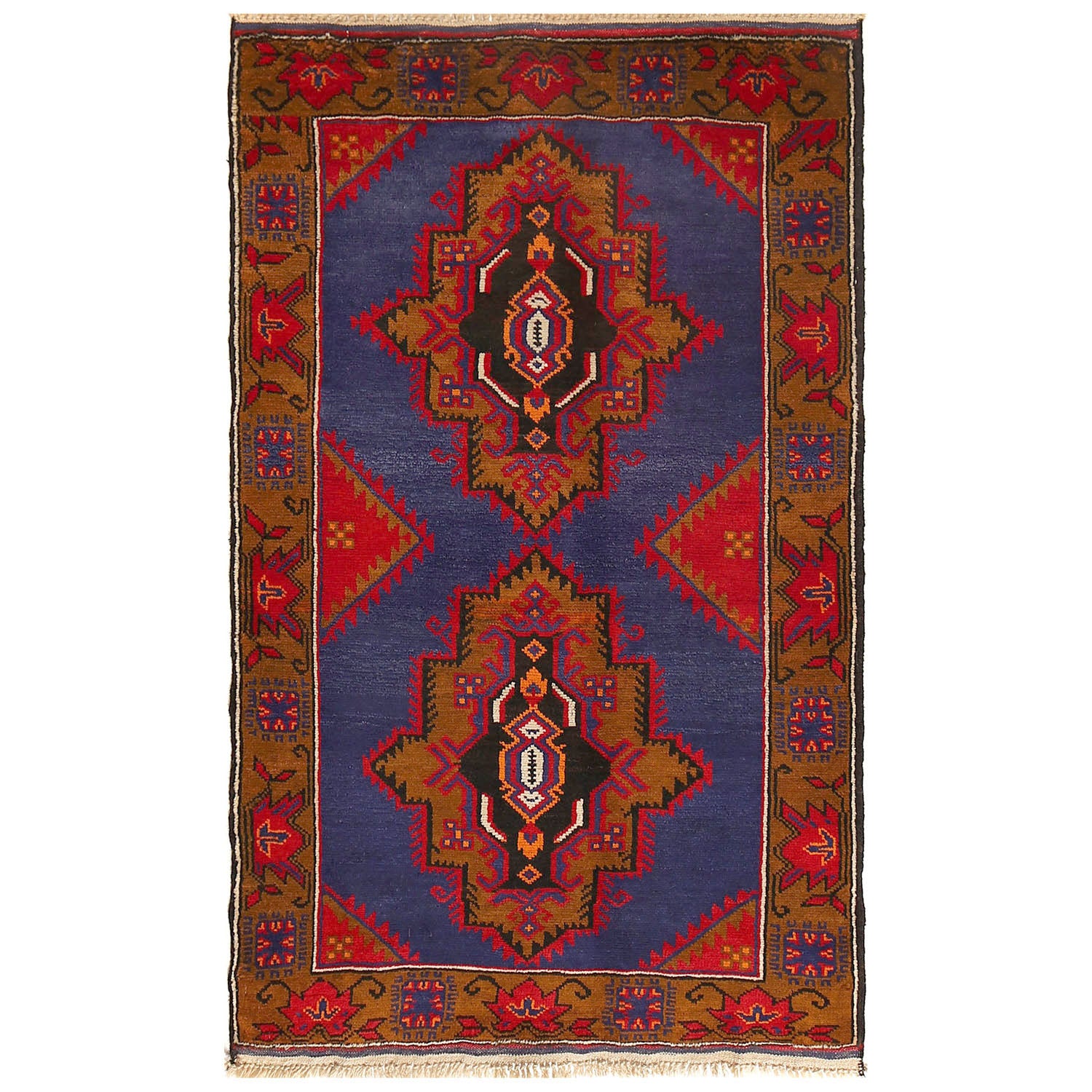 Baluchi Rug 2' 8 x 4' 5 (ft) - No. G16214