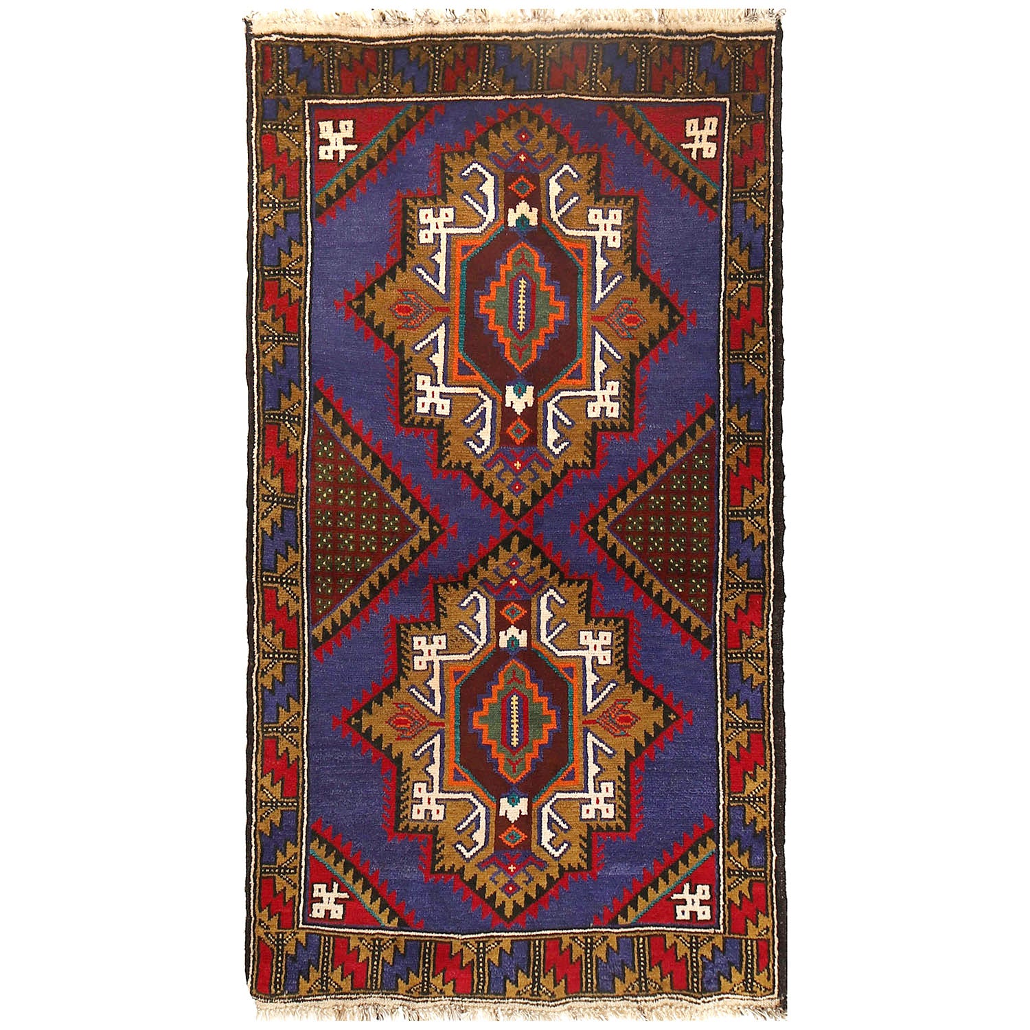 Baluchi Rug 2' 7 x 4' 8 (ft) - No. G16217