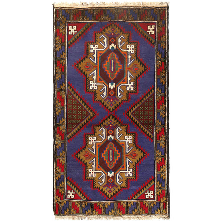 Baluchi Rug 2' 7 x 4' 8 (ft) - No. G16217