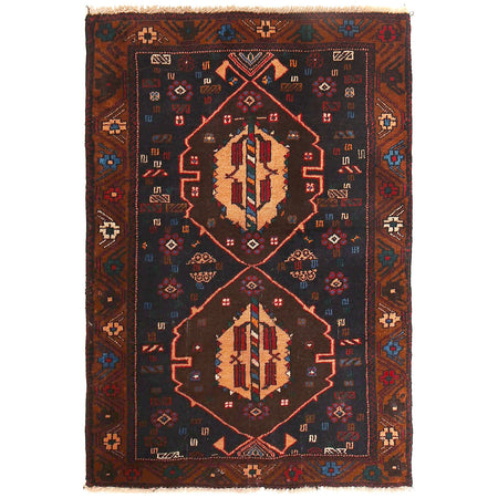 Baluchi Rug 2' 4 x 3' 8 (ft) - No. G16347