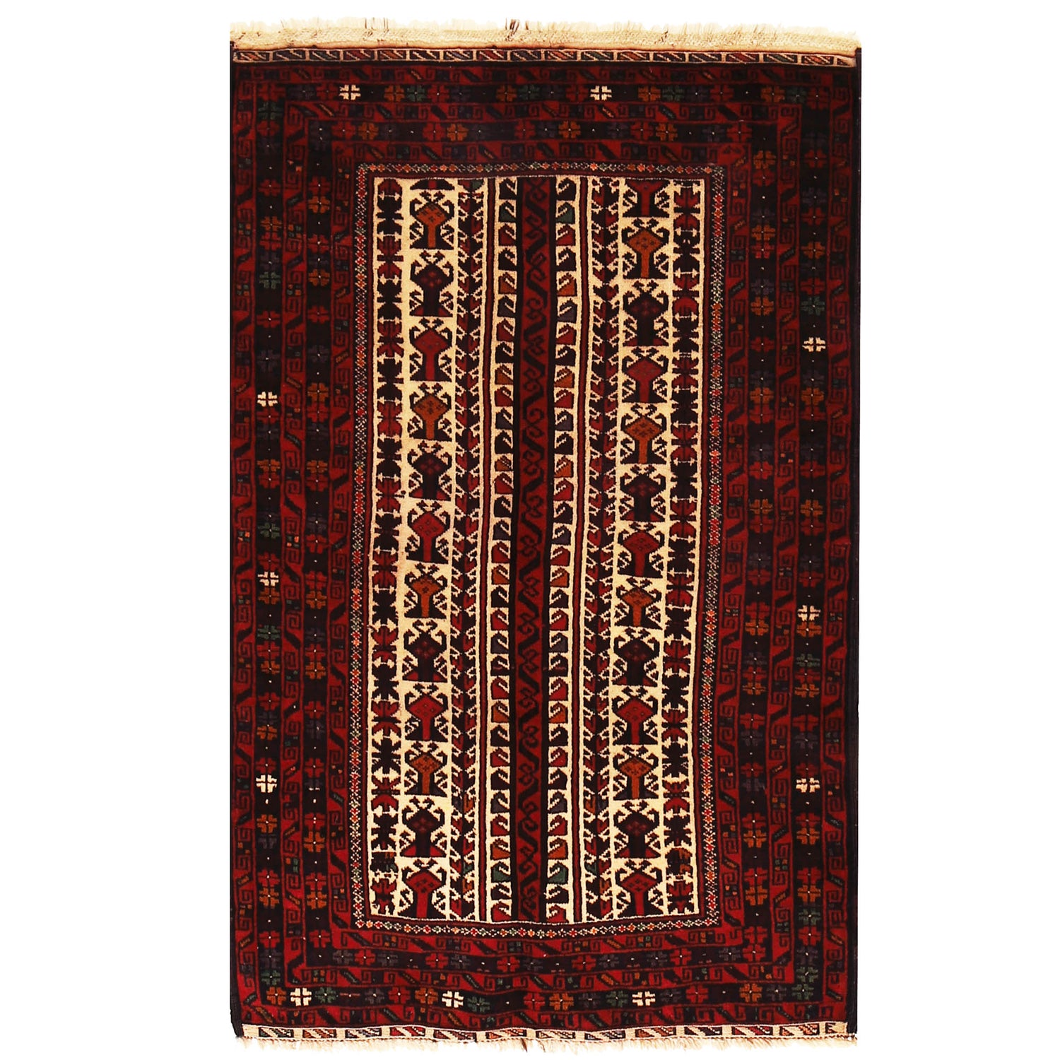 Baluchi Rug 3' 1 x 4' 6 (ft) - No. G19029