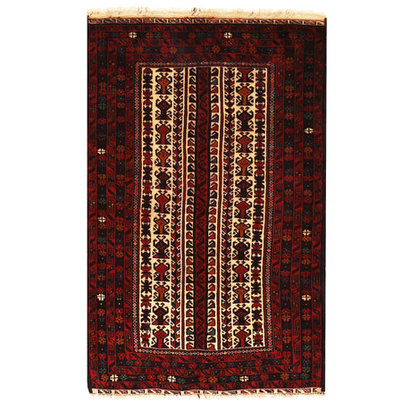 Baluchi Rug 3' 1 x 4' 6 (ft) - No. G19029