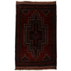 Handmade Baluchi Rug 3' 9 x 6' 0 (ft) - No. R16203