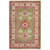 Green Color Kazak Rug 3' 2 x 5' 0 (ft) - No. Y15923