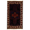 Baluchi Rug 2' 7 x 4' 4 (ft) - No. B17036